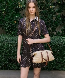 CHARLES & KEITH | Fergie ファーギー ウーブン ボウリングバッグ(トートバッグ)