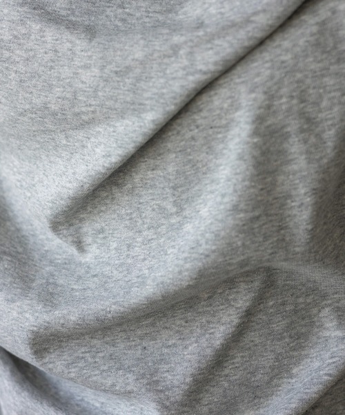 VitaFelice(ヴィータフェリーチェ)の「ドレープ半袖カットソー(Tシャツ/カットソー・レディース・ブラック/オフホワイト/杢グレー/イエロー・FREE)」の9枚目の写真