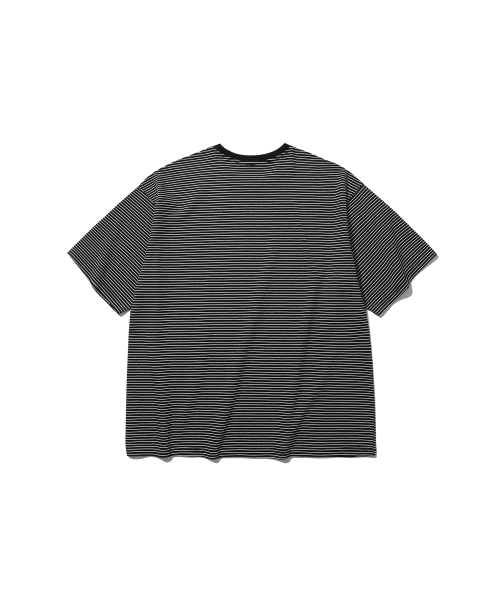 ANGLAN(アングラン)の「Essential Layer Half Tee - Striped(Tシャツ/カットソー・メンズ・その他・1/2)」の2枚目の写真