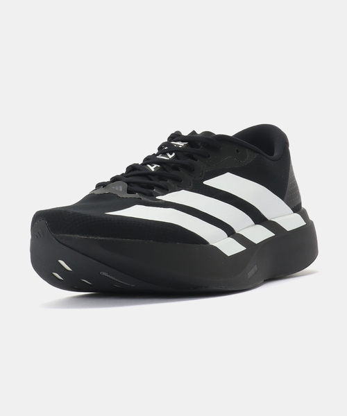 adidas（アディダス）の「adidas ADIZERO EVO SL WOVEN M JR4728（スニーカー・メンズ・ブラック・25.5cm/26cm/26.5cm/27cm/27.5cm/28cm/28.5cm）」の2枚目の写真