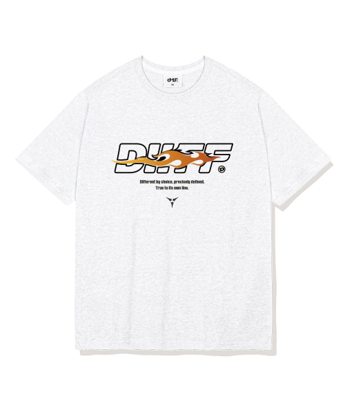 DIIFF（ディフ）の「オウンブレイズ オーバーサイズ 半袖Tシャツ 4カラー [DISE_1005]（Tシャツ/カットソー・メンズ・ブラック/アイボリー/ホワイト/ネイビー・LARGE/X-LARGE/SMALL/MEDIUM）」の12枚目の写真