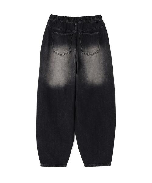 SIS(エスアイエス)の「SIS/エスアイエス/Washed Wide Denim Pants(デニムパンツ・レディース・ブラック/ブルー・F)」の15枚目の写真