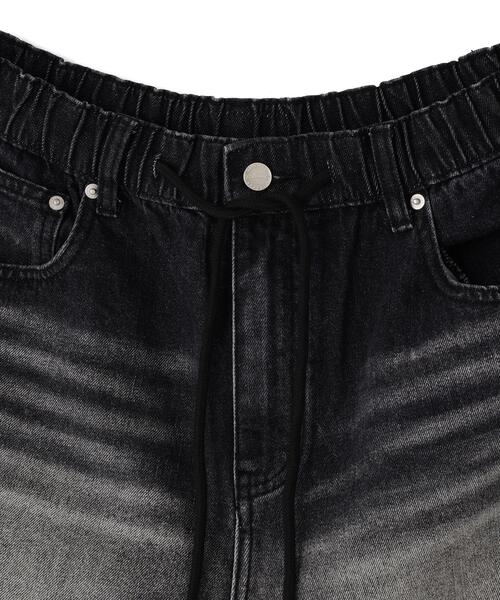 SIS(エスアイエス)の「SIS/エスアイエス/Washed Wide Denim Pants(デニムパンツ・レディース・ブラック/ブルー・F)」の14枚目の写真