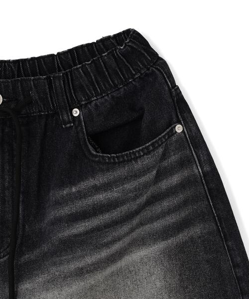 SIS(エスアイエス)の「SIS/エスアイエス/Washed Wide Denim Pants(デニムパンツ・レディース・ブラック/ブルー・F)」の12枚目の写真