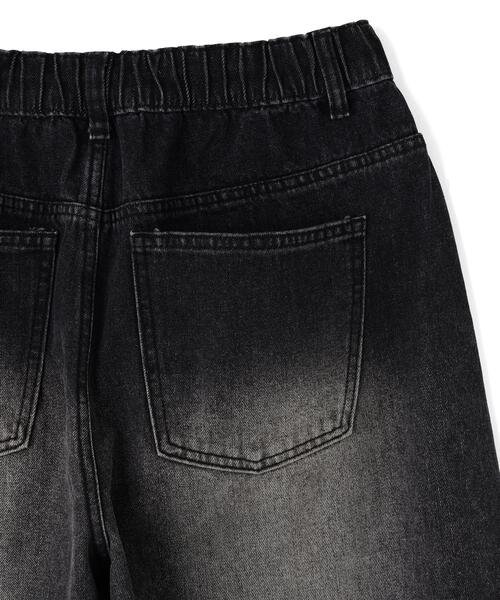SIS(エスアイエス)の「SIS/エスアイエス/Washed Wide Denim Pants(デニムパンツ・レディース・ブラック/ブルー・F)」の9枚目の写真