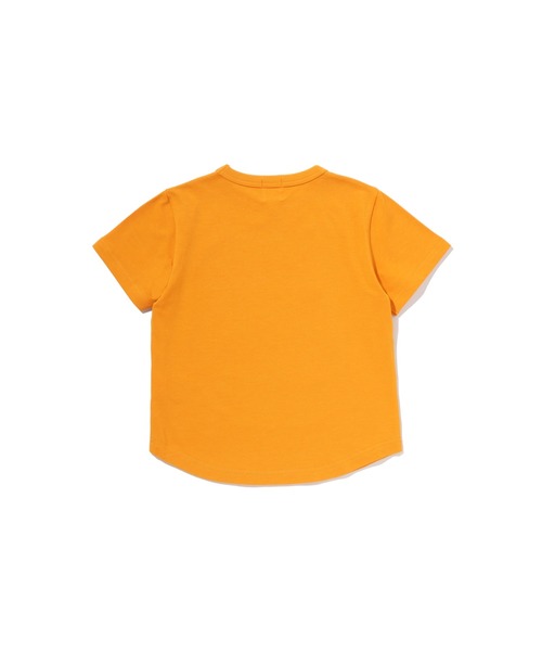 A BATHING APE（アベイシングエイプ）の「BIG DRAWN BABY MILO TEE（Tシャツ/カットソー・キッズ・オレンジ/ブラック/ホワイト・140/110/130/100/90/120）」の6枚目の写真