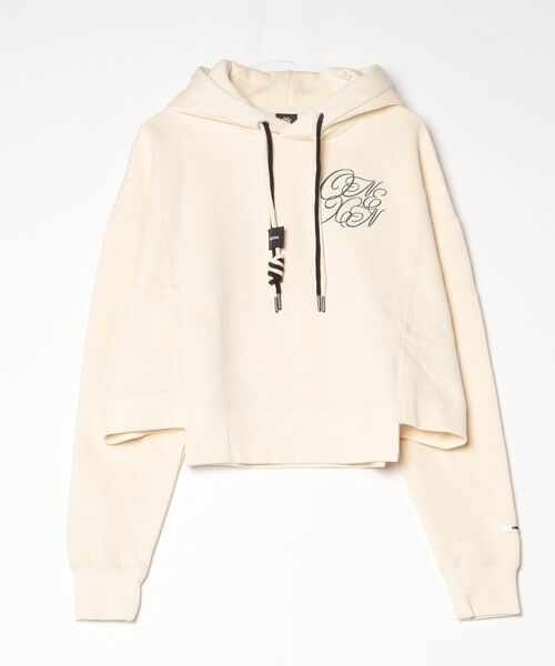 ONEXONE(ワンフォーワン)の「【ONEXONE/ワンフォーワン】LOGO WILD HOODIE(パーカー・レディース・バーガンディー/クリーム・LARGE/MEDIUM)」の19枚目の写真
