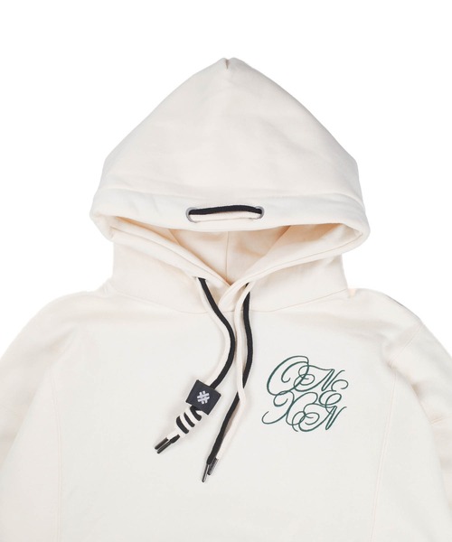 ONEXONE(ワンフォーワン)の「【ONEXONE/ワンフォーワン】LOGO WILD HOODIE(パーカー・レディース・バーガンディー/クリーム・LARGE/MEDIUM)」の16枚目の写真