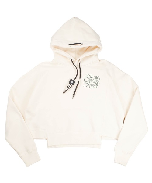 ONEXONE(ワンフォーワン)の「【ONEXONE/ワンフォーワン】LOGO WILD HOODIE(パーカー・レディース・バーガンディー/クリーム・LARGE/MEDIUM)」の8枚目の写真