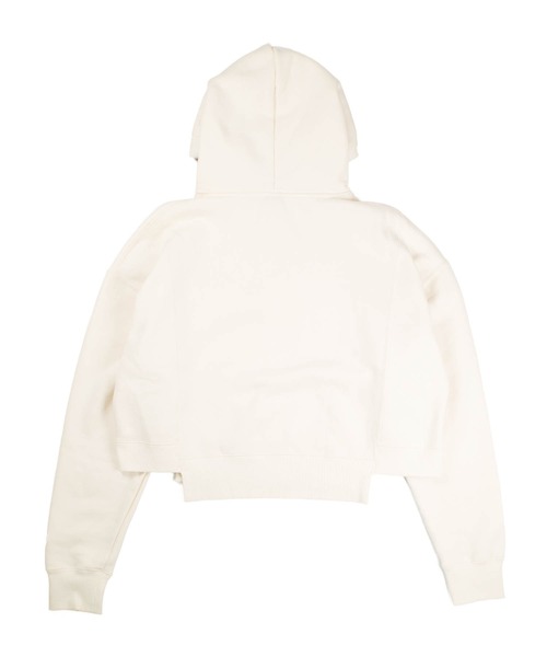 ONEXONE(ワンフォーワン)の「【ONEXONE/ワンフォーワン】LOGO WILD HOODIE(パーカー・レディース・バーガンディー/クリーム・LARGE/MEDIUM)」の3枚目の写真