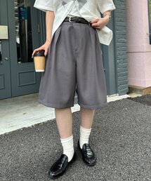 CIAOPANIC TYPY | 【UNISEX】タックワイドスラックスハーフパンツ(その他パンツ)