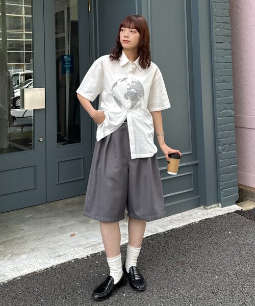 CIAOPANIC TYPY(チャオパニックティピー)の「【UNISEX】タックワイドハーフパンツ(その他パンツ・メンズ・ブラウン/ブラック/グレー・MEDIUM/LARGE)」の6枚目の写真