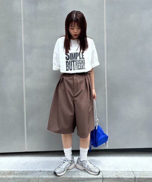 CIAOPANIC TYPY(チャオパニックティピー)の「【UNISEX】タックワイドハーフパンツ(その他パンツ・メンズ・ブラウン/ブラック/グレー・MEDIUM/LARGE)」の8枚目の写真