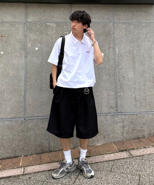 CIAOPANIC TYPY(チャオパニックティピー)の「【UNISEX】タックワイドハーフパンツ(その他パンツ・メンズ・ブラウン/ブラック/グレー・MEDIUM/LARGE)」の15枚目の写真