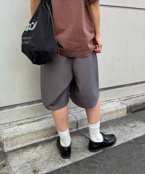 CIAOPANIC TYPY(チャオパニックティピー)の「【UNISEX】タックワイドハーフパンツ(その他パンツ・メンズ・ブラウン/ブラック/グレー・MEDIUM/LARGE)」の20枚目の写真