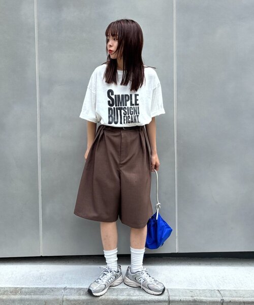 CIAOPANIC TYPY(チャオパニックティピー)の「【UNISEX】タックワイドスラックスハーフパンツ(その他パンツ・メンズ・ブラウン/ブラック/グレー・MEDIUM/LARGE)」の17枚目の写真