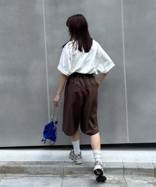 CIAOPANIC TYPY(チャオパニックティピー)の「【UNISEX】タックワイドスラックスハーフパンツ(その他パンツ・メンズ・ブラウン/ブラック/グレー・MEDIUM/LARGE)」の16枚目の写真