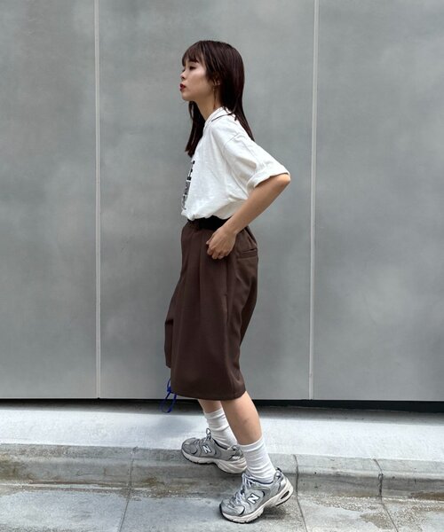CIAOPANIC TYPY(チャオパニックティピー)の「【UNISEX】タックワイドスラックスハーフパンツ(その他パンツ・メンズ・ブラウン/ブラック/グレー・MEDIUM/LARGE)」の15枚目の写真