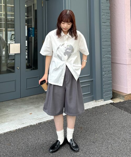 CIAOPANIC TYPY(チャオパニックティピー)の「【UNISEX】タックワイドスラックスハーフパンツ(その他パンツ・メンズ・ブラウン/ブラック/グレー・MEDIUM/LARGE)」の13枚目の写真