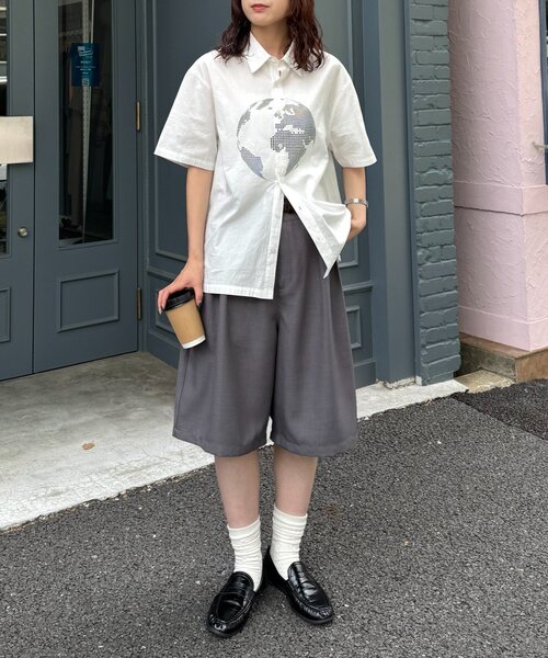 CIAOPANIC TYPY(チャオパニックティピー)の「【UNISEX】タックワイドスラックスハーフパンツ(その他パンツ・メンズ・ブラウン/ブラック/グレー・MEDIUM/LARGE)」の12枚目の写真