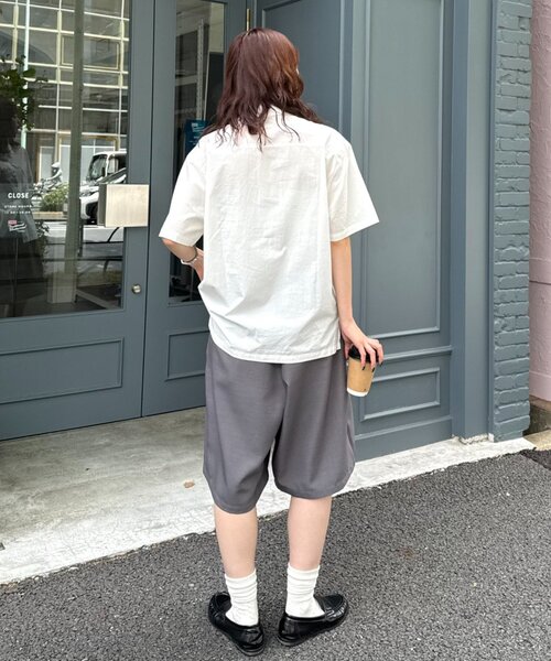 CIAOPANIC TYPY(チャオパニックティピー)の「【UNISEX】タックワイドスラックスハーフパンツ(その他パンツ・メンズ・ブラウン/ブラック/グレー・MEDIUM/LARGE)」の10枚目の写真
