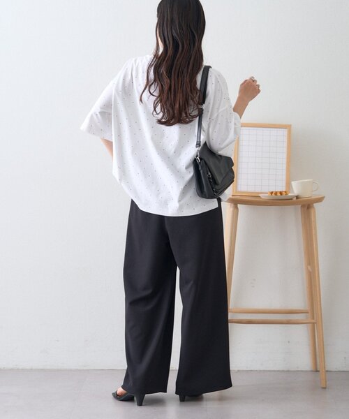 CIAOPANIC TYPY(チャオパニックティピー)の「ドットロゴプリントTee(Tシャツ/カットソー・レディース・グレー/チャコールグレー/アイボリー・ONE SIZE)」の19枚目の写真