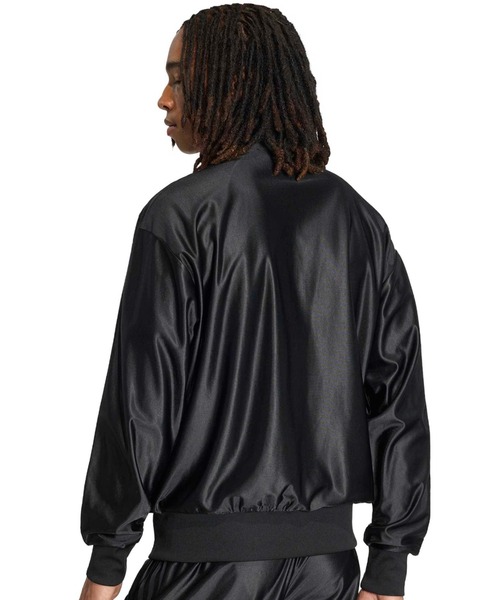 adidas(アディダス)の「adidas FIREBIRD METALLIC TRACK TOP / アディダス ファイヤーバード メタリック トラックトップ(ジャージ・メンズ・ブラック・L/M/S/3XL/XXL/XL)」の10枚目の写真