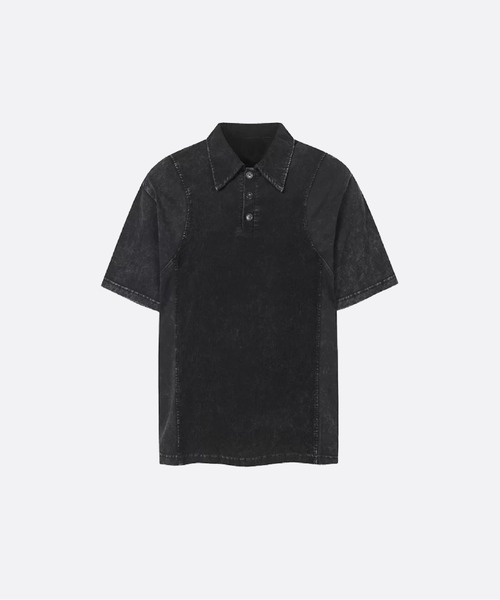 U:UME（ユーム）の「Corduroy Docking T（Tシャツ/カットソー・メンズ・グレー/ブラック・MEDIUM/X-LARGE/LARGE/XX-LARGE）」の2枚目の写真