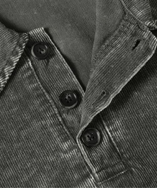 U:UME（ユーム）の「Corduroy Docking T（Tシャツ/カットソー・メンズ・グレー/ブラック・MEDIUM/X-LARGE/LARGE/XX-LARGE）」の4枚目の写真