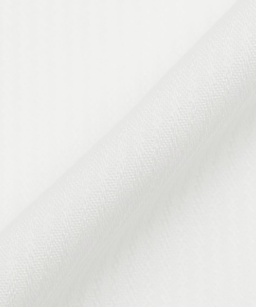 TOKYO SHIRTS(トウキョウシャツ)の「【吸水速乾】 形態安定ノンアイロン ワイド 半袖ビジネスワイシャツ(大きいサイズ)(ビジネスシャツ・メンズ・ホワイト・首回り45cm/首回り47cm)」の5枚目の写真