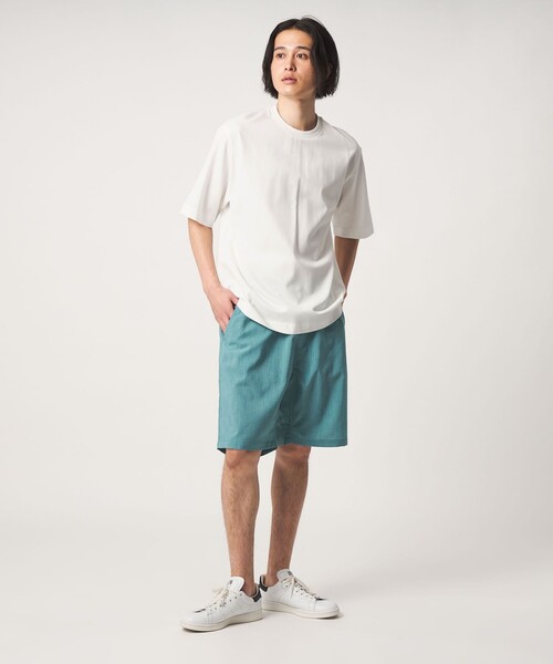 A DAY IN THE LIFE UNITED ARROWS(アデイインザライフユナイテッドアローズ)の「シルケット ジャガードポンチ リラックスカットソー<A DAY IN THE LIFE>(Tシャツ/カットソー・メンズ・ベージュ/ケリーグリーン/ホワイト・L/M)」の5枚目の写真