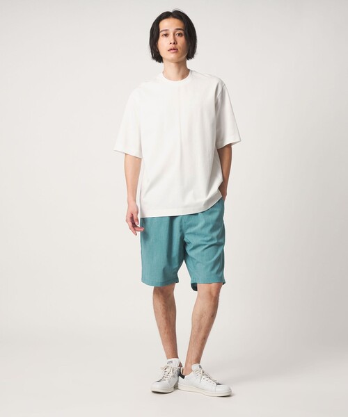 A DAY IN THE LIFE UNITED ARROWS(アデイインザライフユナイテッドアローズ)の「シルケット ジャガードポンチ リラックスカットソー<A DAY IN THE LIFE>(Tシャツ/カットソー・メンズ・ベージュ/ケリーグリーン/ホワイト・L/M)」の6枚目の写真
