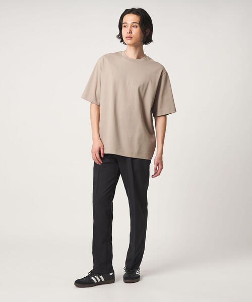 A DAY IN THE LIFE UNITED ARROWS(アデイインザライフユナイテッドアローズ)の「シルケット ジャガードポンチ リラックスカットソー<A DAY IN THE LIFE>(Tシャツ/カットソー・メンズ・ベージュ/ケリーグリーン/ホワイト・L/M)」の8枚目の写真
