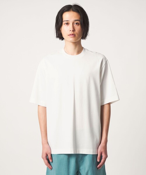 A DAY IN THE LIFE UNITED ARROWS(アデイインザライフユナイテッドアローズ)の「シルケット ジャガードポンチ リラックスカットソー<A DAY IN THE LIFE>(Tシャツ/カットソー・メンズ・ベージュ/ケリーグリーン/ホワイト・L/M)」の10枚目の写真