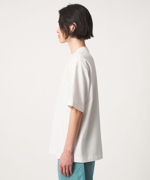 A DAY IN THE LIFE UNITED ARROWS(アデイインザライフユナイテッドアローズ)の「シルケット ジャガードポンチ リラックスカットソー<A DAY IN THE LIFE>(Tシャツ/カットソー・メンズ・ベージュ/ケリーグリーン/ホワイト・L/M)」の11枚目の写真