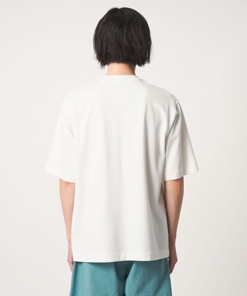 A DAY IN THE LIFE UNITED ARROWS(アデイインザライフユナイテッドアローズ)の「シルケット ジャガードポンチ リラックスカットソー<A DAY IN THE LIFE>(Tシャツ/カットソー・メンズ・ベージュ/ケリーグリーン/ホワイト・L/M)」の12枚目の写真