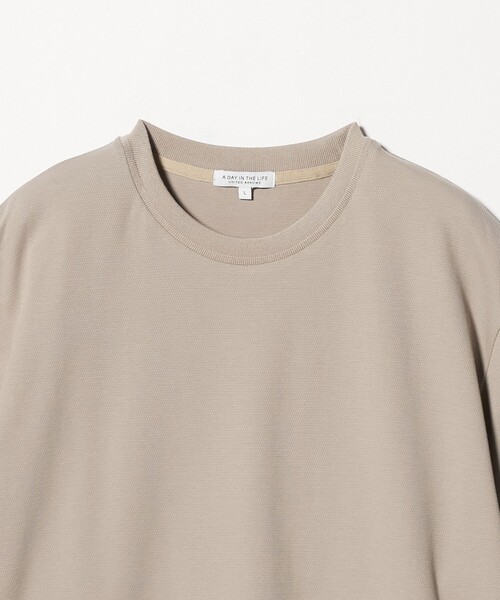 A DAY IN THE LIFE UNITED ARROWS(アデイインザライフユナイテッドアローズ)の「シルケット ジャガードポンチ リラックスカットソー<A DAY IN THE LIFE>(Tシャツ/カットソー・メンズ・ベージュ/ケリーグリーン/ホワイト・L/M)」の15枚目の写真