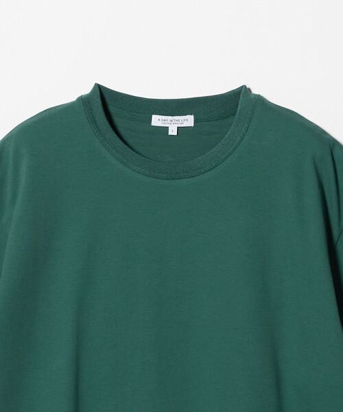 A DAY IN THE LIFE UNITED ARROWS(アデイインザライフユナイテッドアローズ)の「シルケット ジャガードポンチ リラックスカットソー<A DAY IN THE LIFE>(Tシャツ/カットソー・メンズ・ベージュ/ケリーグリーン/ホワイト・L/M)」の18枚目の写真