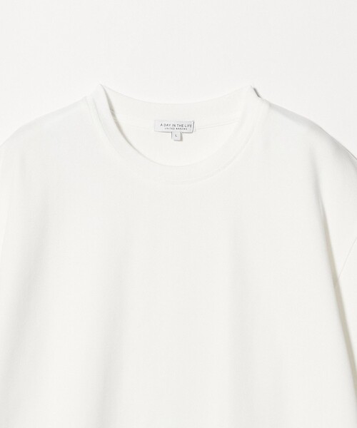 A DAY IN THE LIFE UNITED ARROWS(アデイインザライフユナイテッドアローズ)の「シルケット ジャガードポンチ リラックスカットソー<A DAY IN THE LIFE>(Tシャツ/カットソー・メンズ・ベージュ/ケリーグリーン/ホワイト・L/M)」の21枚目の写真