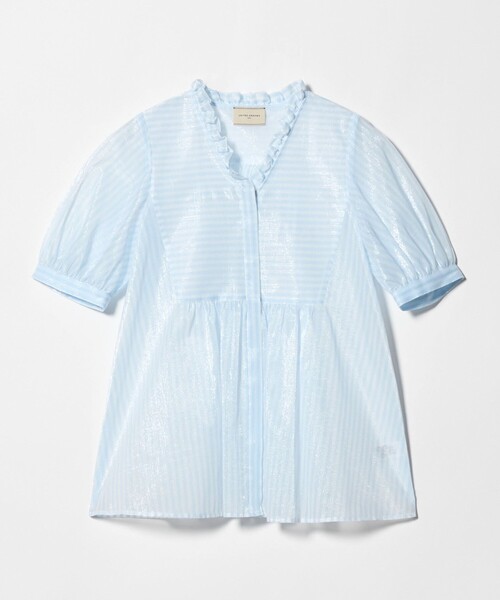 UNITED ARROWS(ユナイテッドアローズ)の「LINEAESSE Vネック パフブラウス ‐ウォッシャブル‐(シャツ/ブラウス・レディース・ネイビー/ライトピンク/その他7・FREE)」の16枚目の写真