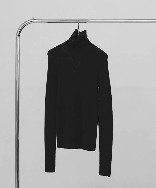 TODAYFUL（トゥデイフル）の「【TODAYFUL/トゥデイフル】Merinowool 100% Seamless Knit/メリノウール100%シームレスニット（ニット/セーター・レディース・ラベンダー/ブラック/ライトブルー/チョコ/キナリ/グレー・FREE）」の9枚目の写真