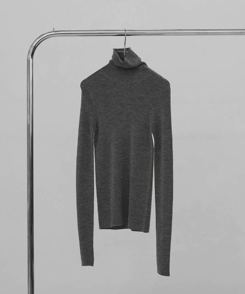 TODAYFUL（トゥデイフル）の「【TODAYFUL/トゥデイフル】Merinowool 100% Seamless Knit/メリノウール100%シームレスニット（ニット/セーター・レディース・ラベンダー/ブラック/ライトブルー/チョコ/キナリ/グレー・FREE）」の13枚目の写真
