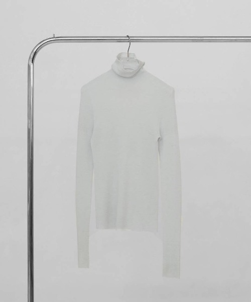 TODAYFUL（トゥデイフル）の「【TODAYFUL/トゥデイフル】Merinowool 100% Seamless Knit/メリノウール100%シームレスニット（ニット/セーター・レディース・ラベンダー/ブラック/ライトブルー/チョコ/キナリ/グレー・FREE）」の17枚目の写真