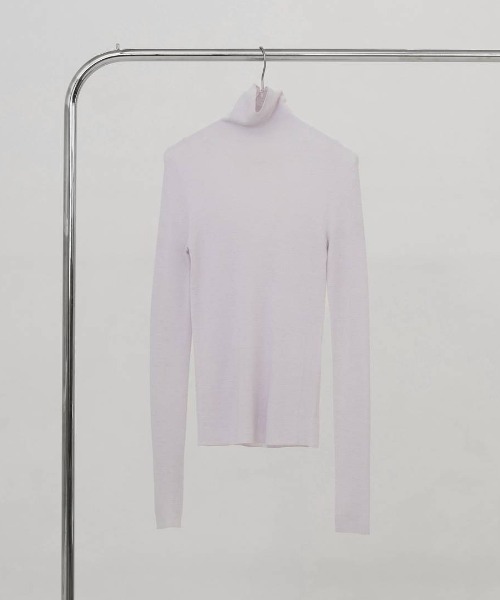 TODAYFUL（トゥデイフル）の「【TODAYFUL/トゥデイフル】Merinowool 100% Seamless Knit/メリノウール100%シームレスニット（ニット/セーター・レディース・ラベンダー/ブラック/ライトブルー/チョコ/キナリ/グレー・FREE）」の19枚目の写真