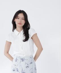 NATURAL BEAUTY BASIC | フロントスカラップブラウス(シャツ/ブラウス)