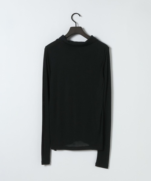 eL（エル）の「【eL】Tie Sheer Shirt/878269（シャツ/ブラウス・レディース・ブラック/ライトブルー・FREE）」の22枚目の写真