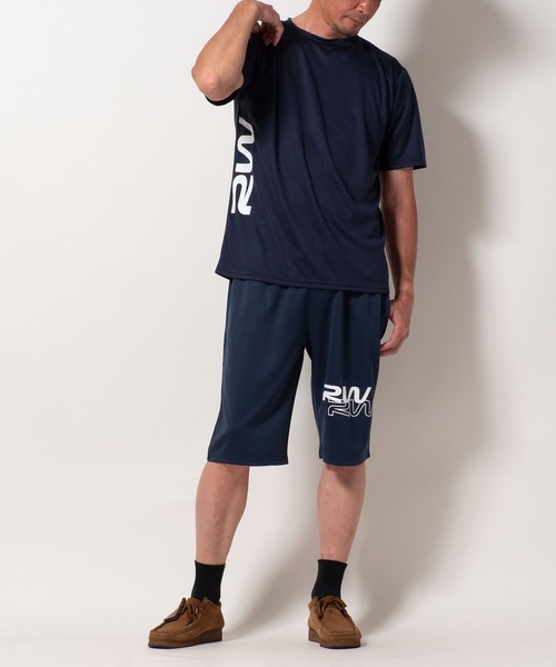 BAYBLO(ベイブロ)の「(SA) プリント ロゴ ジャージ ハーフパンツ(その他パンツ・メンズ・ネイビー系1/ブラック系2/ブラック系1/グレー系1・M/L/LL)」の12枚目の写真
