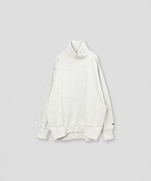 「KHA:KI / カーキ」HIGH NECK SWEAT SHIRT