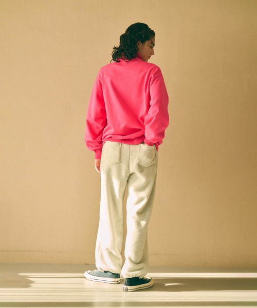 kha:ki(カーキ)の「「KHA:KI / カーキ」HIGH NECK SWEAT SHIRT(Tシャツ/カットソー・レディース・ピンク/ブラウン/アッシュグレー/ブラック・FREE)」の9枚目の写真