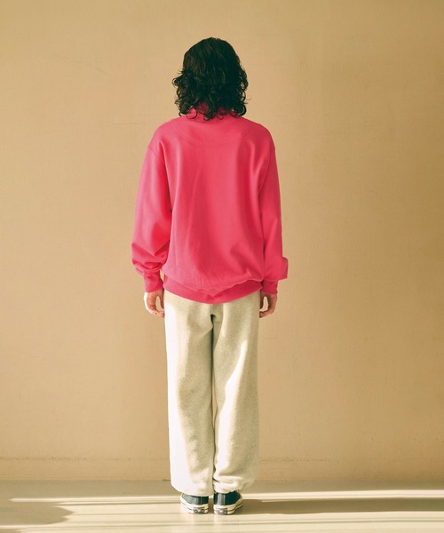 kha:ki(カーキ)の「「KHA:KI / カーキ」HIGH NECK SWEAT SHIRT(Tシャツ/カットソー・レディース・ピンク/ブラウン/アッシュグレー/ブラック・FREE)」の19枚目の写真